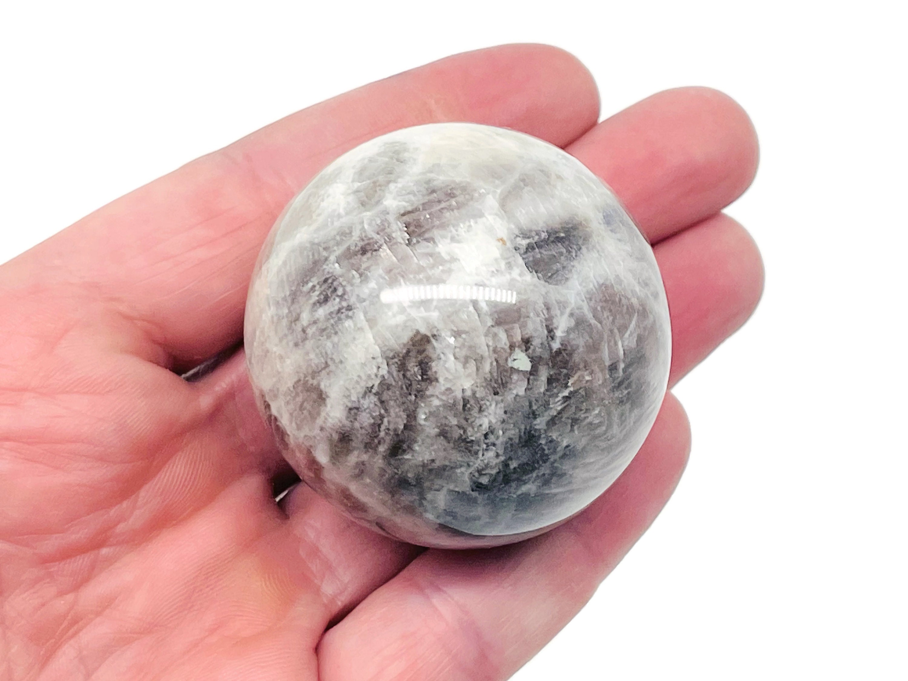 Moonstone Sphere Stone A++ – Crystal Ball - Healing Crystal Stones – Crystal Decor – 40-50mm - Ba1039