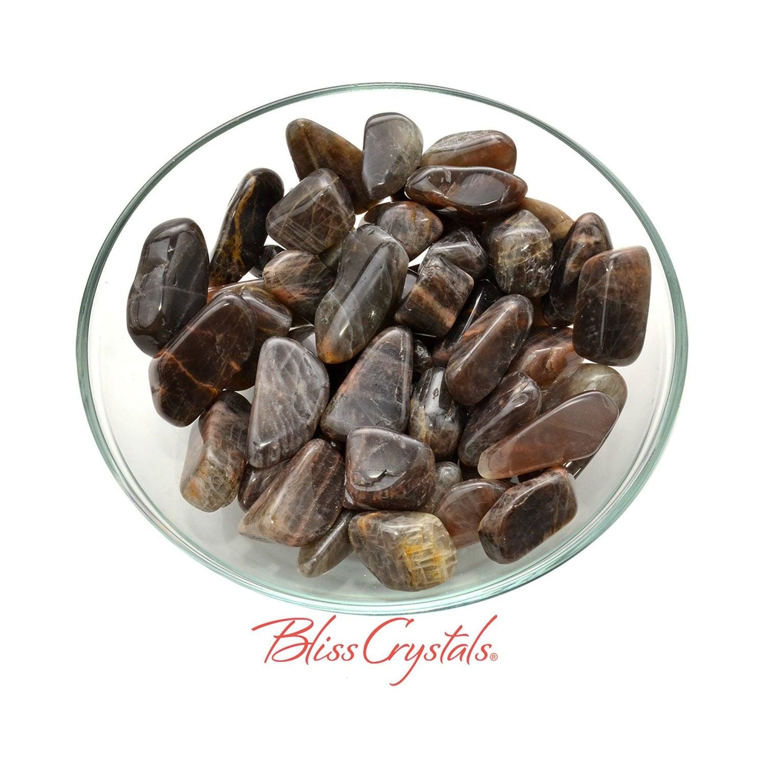 Black Moonstone Tumbled Stone Aka Northosite, You Pick Size #mt55