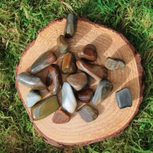 Cat's Eye Moonstone Tumbled And Polished
