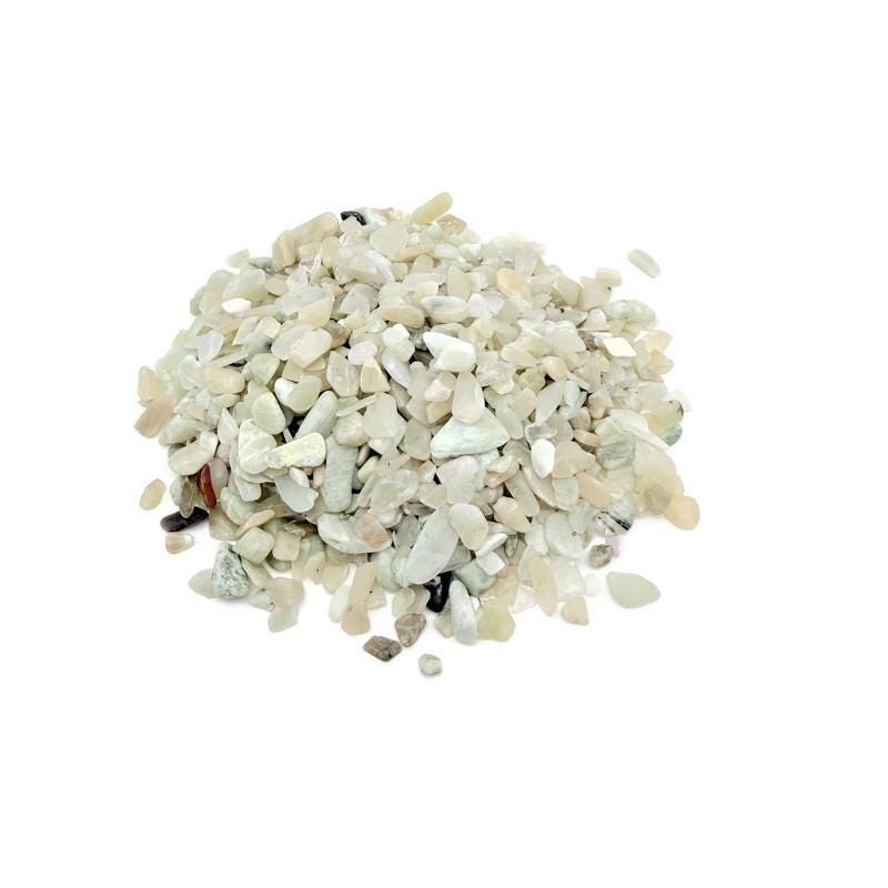 Green Moonstone Chips – Gemstone Chip – Semi Tumbled Chips - Bulk Crystal - 2-6mm - Cp1249 Green Moonstone Chips – Gemstone Chip – Semi Tumbled Chips - Bulk Crystal - 2-6mm - Cp1249