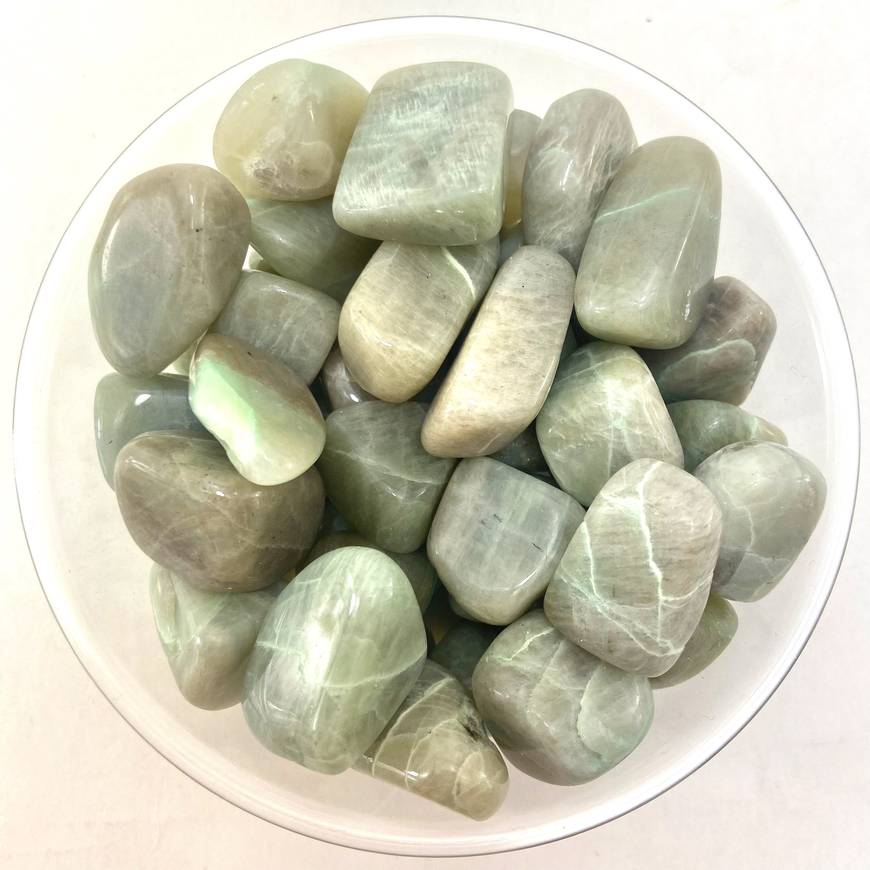 Green Moonstone Tumble, Garnierite Tumble, Tumbled Green Moonstone, Tumbled Garnierite, P-47 Green Moonstone Tumble, Garnierite Tumble, Tumbled Green Moonstone, Tumbled Garnierite, P-47