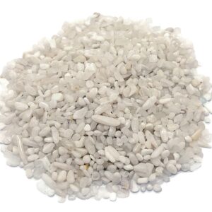 White Moonstone Chips – Gemstone Chips – Crystal Semi Tumbled Chips - Bulk Crystal - 5-7mm - Cp1195