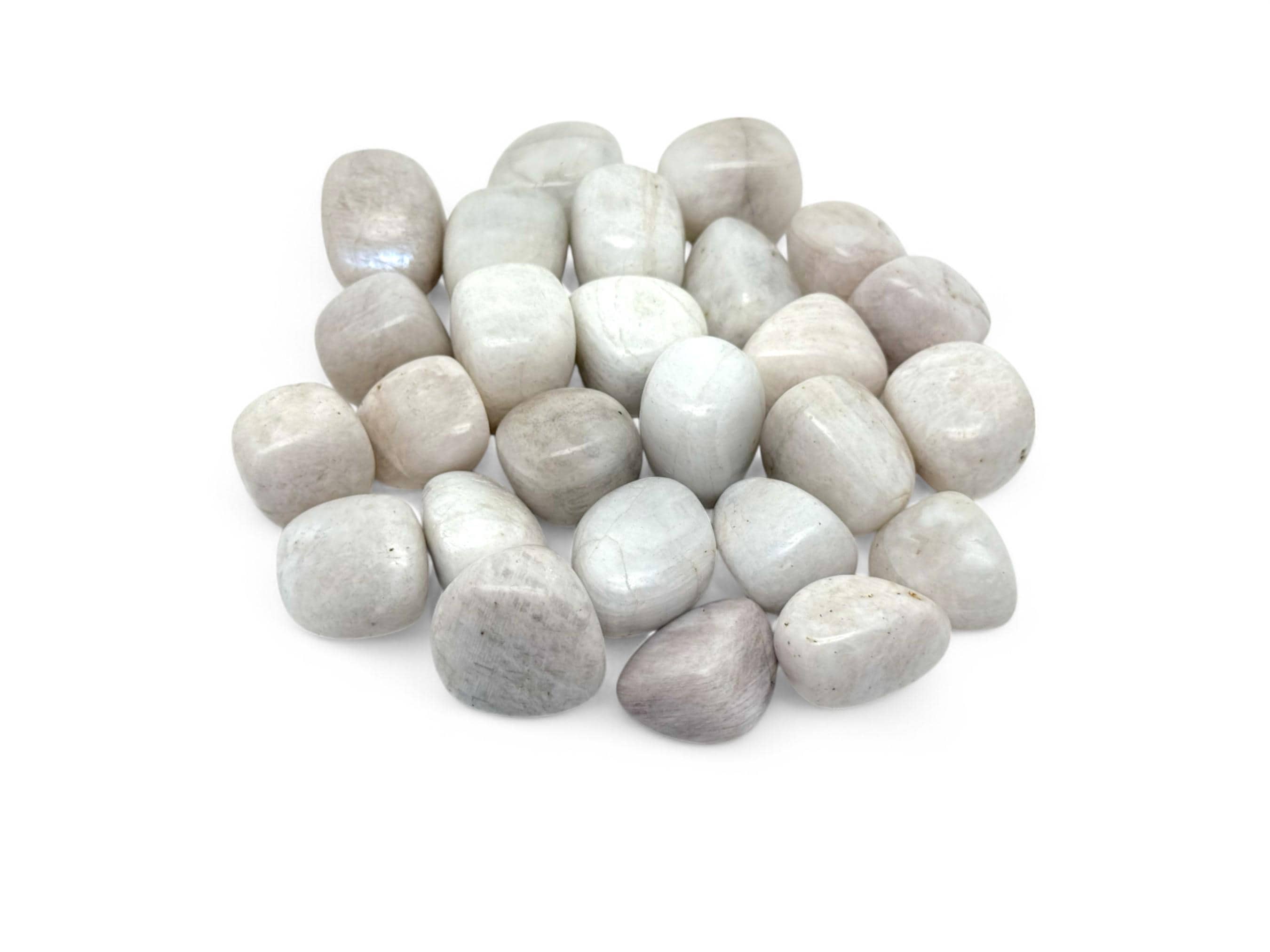 White Moonstone Tumbled Stone - White Moonstone Crystal -crystal Moonstone - Tu1246
