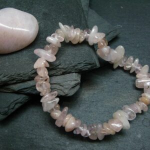 Morganite Genuine Bracelet ~ 7 Inches ~ 10mm Tumbled Beads