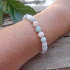 Morganite Healing Stone Bracelet /anti Depression Anti Anxiety