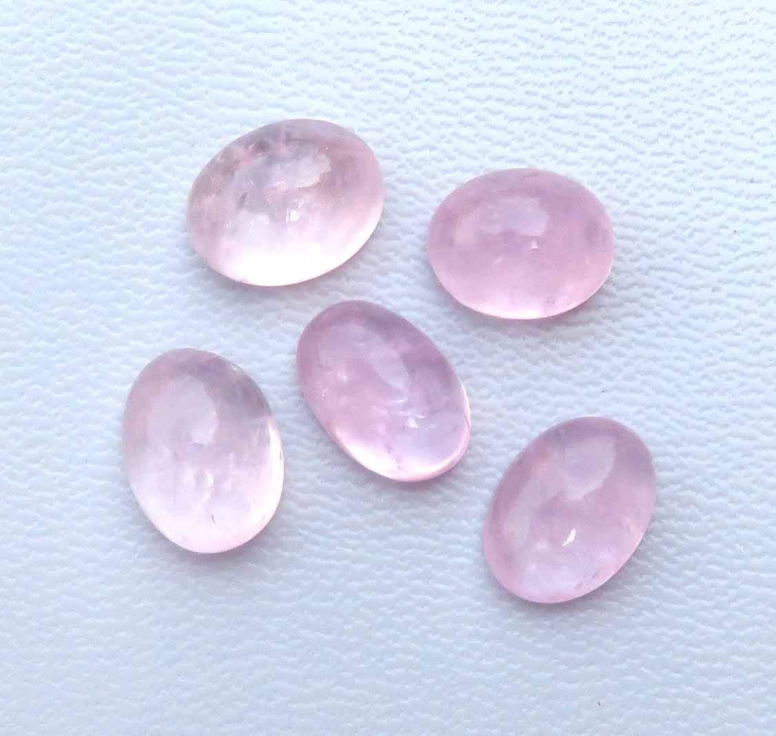 Morganite Gemstone. Natural Pink Morganite. Morganite Cabochon. Oval Shape Morganite Wholesale Lot 5 Pcs 21 Cts For Jewelry. Mx-5146 Morganite Gemstone. Natural Pink Morganite. Morganite Cabochon. Oval Shape Morganite Wholesale Lot 5 Pcs 21 Cts For Jewelry. Mx-5146