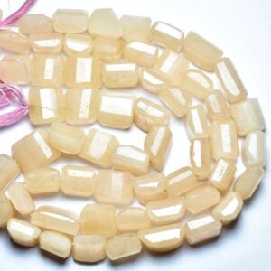 Natural Morganite Nugget Beads - 7 Inches - Beautiful Faceted Opaque Morganite Beads Size Is 11 - 16 Mm, #2189