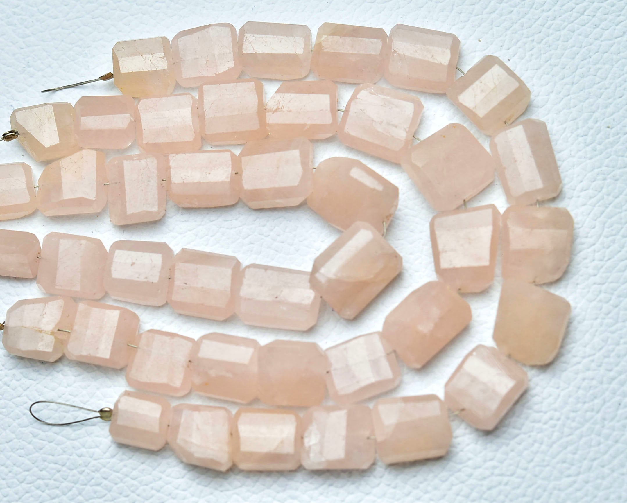 Natural Morganite Nuggets Beads 9x10mm To 10x14mm Faceted Nugget Beads Gemstone Beads Jewelry Morganite Beads Strand 7 Inch Strand No6352