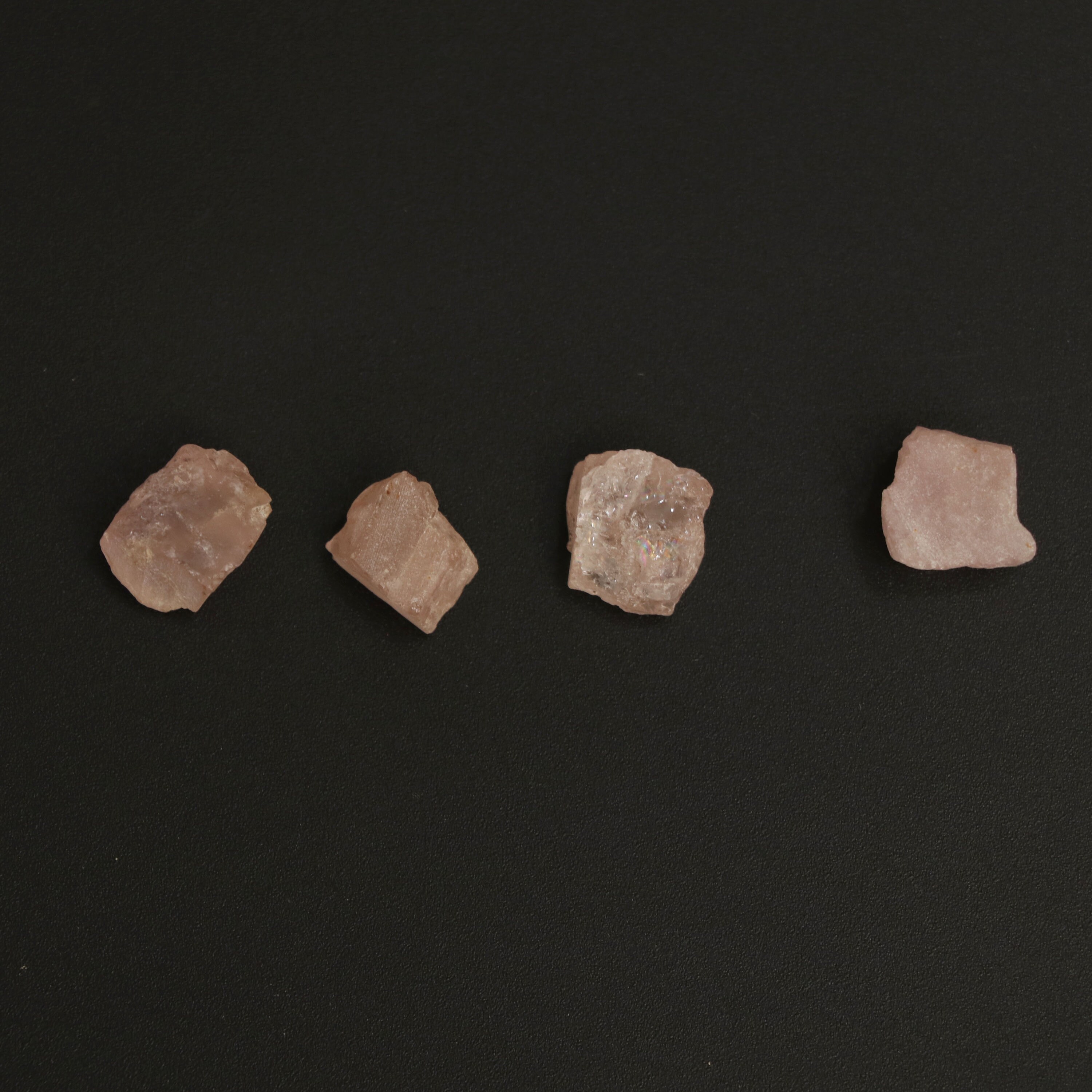Natural Morganite Organic Rough Loose Gemstone | 8x10 Mm | Rough Loose Gemstone | Set Of 10 Pieces