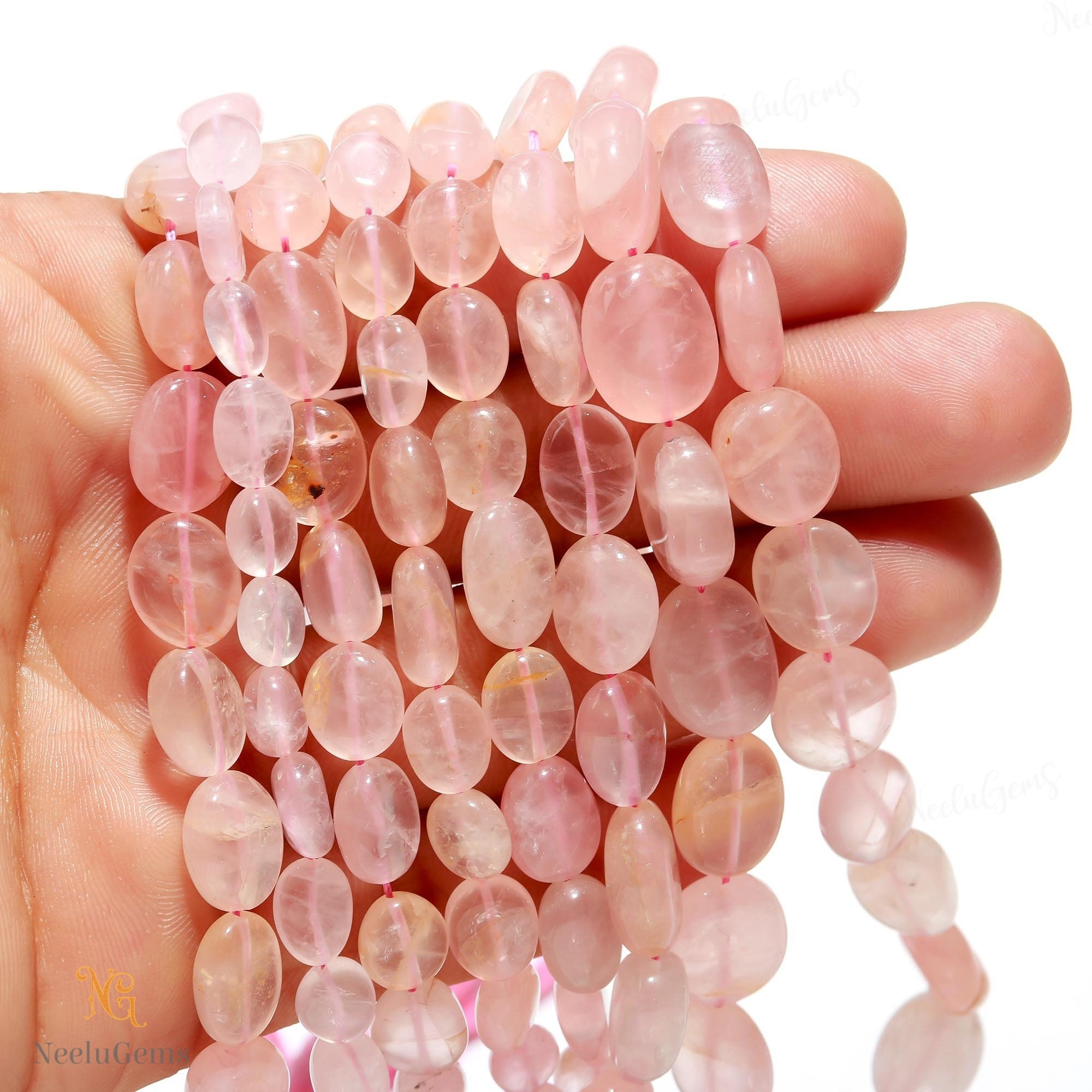 Aaa+ Pink Morganite Smooth Oval Beads,natural Morganite Plain Oval Beads,16"gemstone Beads For Handmade Jewelry & Craft Making Aaa+ Pink Morganite Smooth Oval Beads,natural Morganite Plain Oval Beads,16"gemstone Beads For Handmade Jewelry & Craft Making
