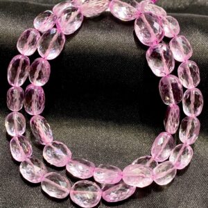 Aaaa Quality~~gorgeous~~pink Morganite Faceted Oval Beads 8-10mm 18” Morganite Gemstone Beads Pink Morganite Oval Shape Beads Jewellery Bead