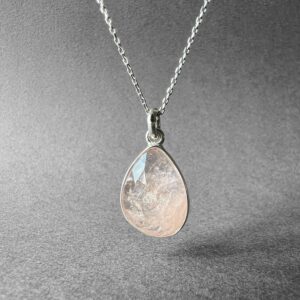Minimalist Natural Pink Morganite Stone Necklace, Pink Morganite Crystal Pendant, Special Piece, Pink Beryl Jewelry, Gift For Her Him Minimalist Natural Pink Morganite Stone Necklace, Pink Morganite Crystal Pendant, Special Piece, Pink Beryl Jewelry, Gift For Her Him