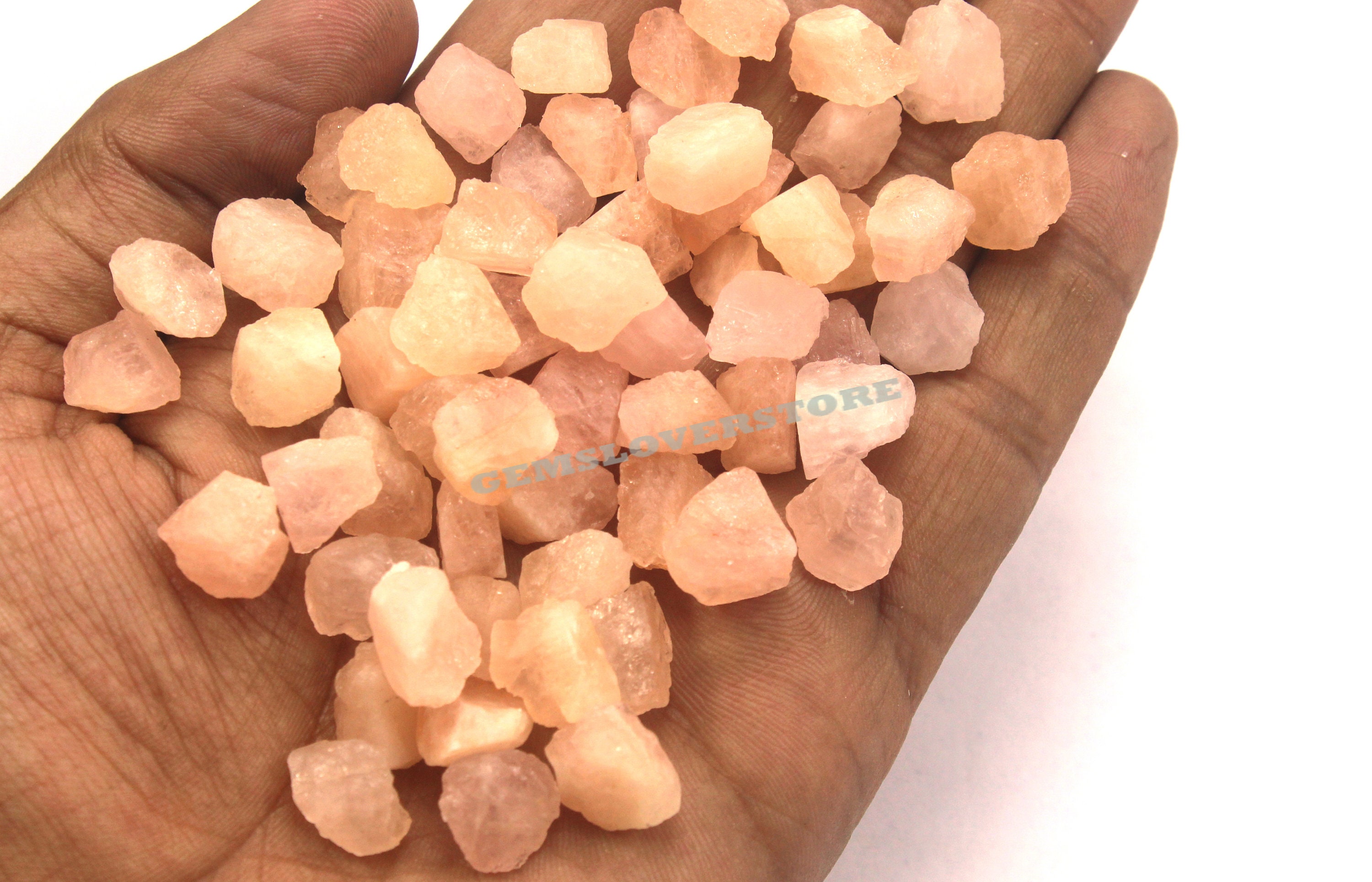 25 Natural Morganite Rough Gemstones: Untreated Pink Crystals (10-12 Mm) 25 Natural Morganite Rough Gemstones: Untreated Pink Crystals (10-12 Mm)