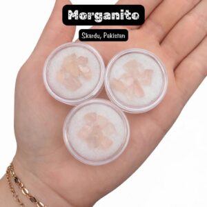 Gem Jar Natural Morganite - 3-6pcs - Rough Morganite Specimens