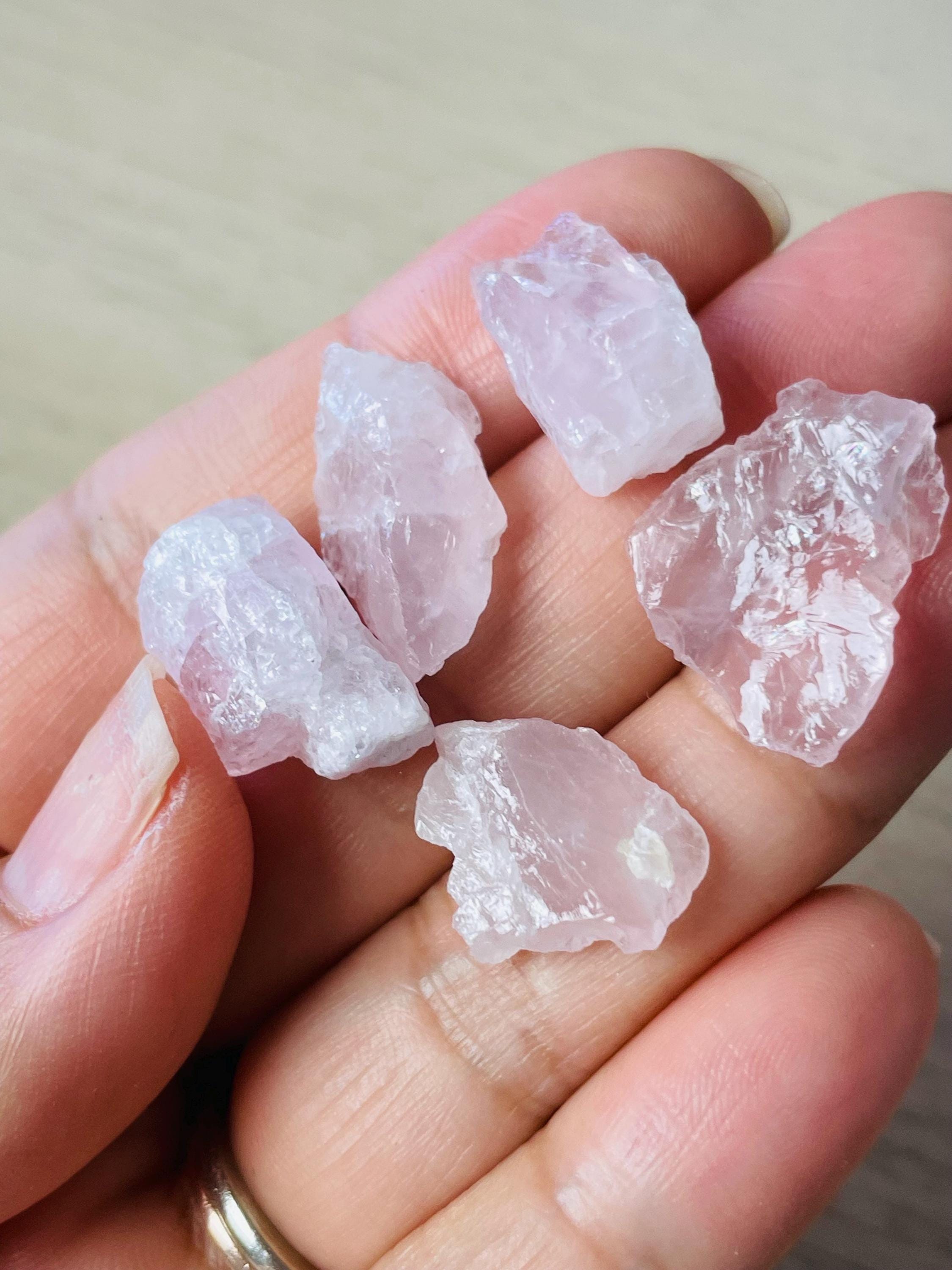 Light Pink Morganite Lot (11.8g) Small Rough Morganite Crystal Raw Gemstones