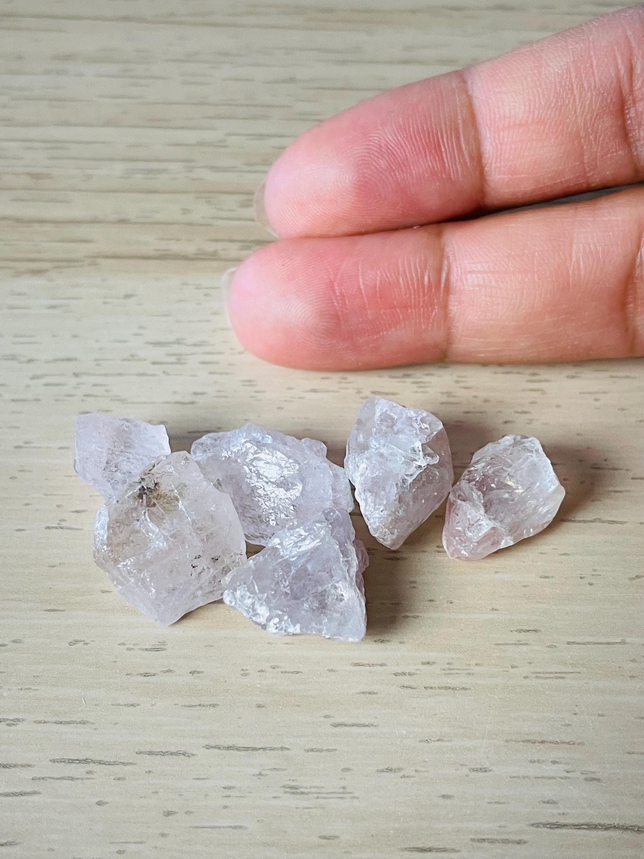 Milky Lavender Pink Morganite Lot (12.2g) Rare Small Rough Morganite Crystal Raw Gemstones