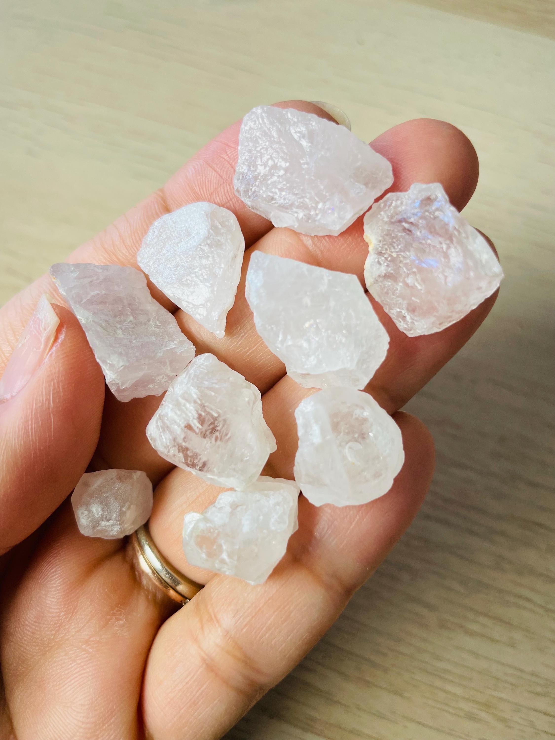 Milky Light Pink Morganite Lot (27.9g) Small Rough Morganite Crystal Raw Gemstones Milky Light Pink Morganite Lot (27.9g) Small Rough Morganite Crystal Raw Gemstones