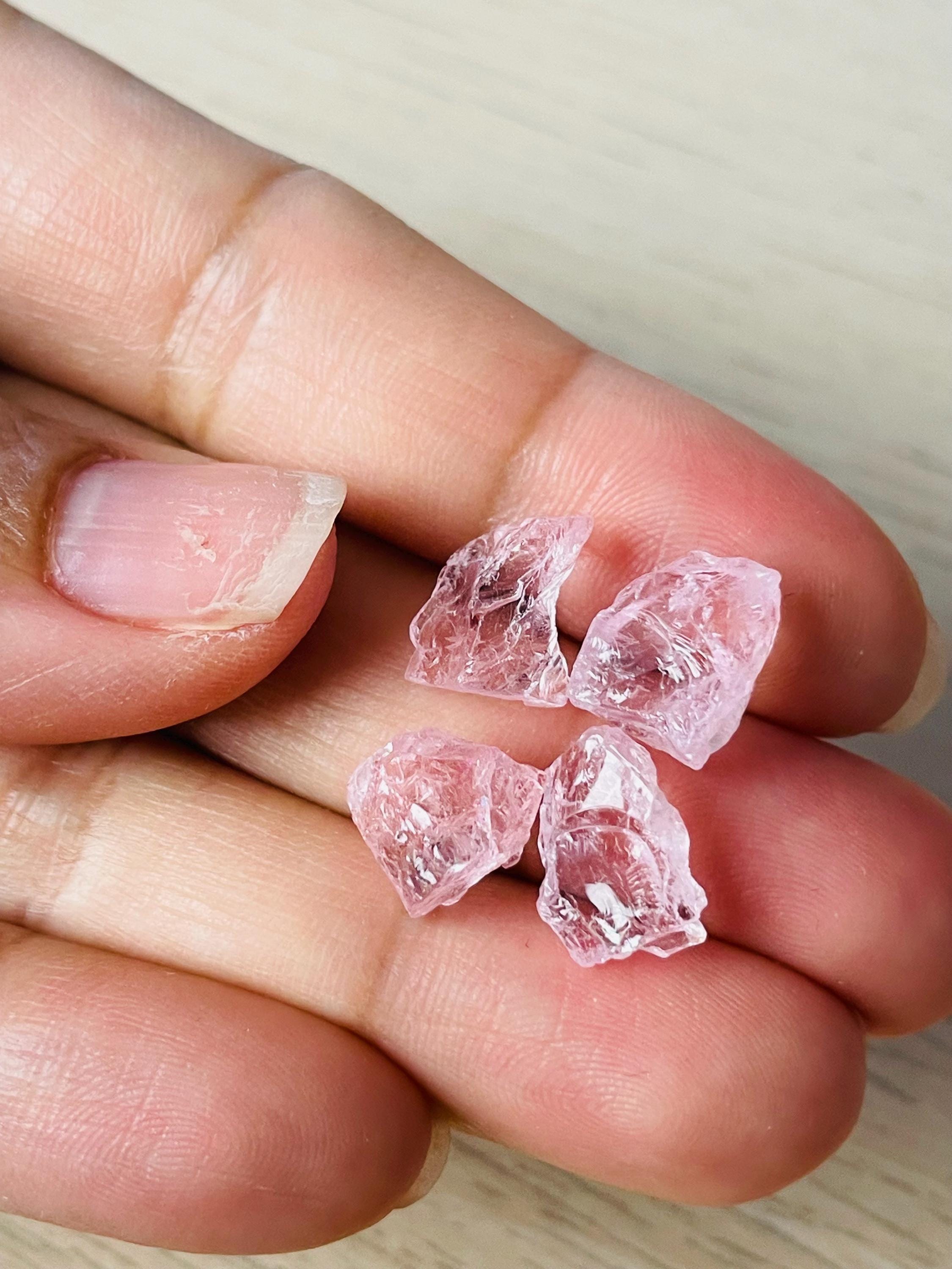 Pink Morganite Lot (3.41g) Rare Rainbow Top Quality Small Rough Morganite Crystal Raw Gemstones Pink Morganite Lot (3.41g) Rare Rainbow Top Quality Small Rough Morganite Crystal Raw Gemstones