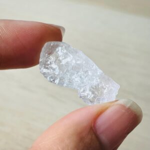 Rare Clear Morganite (3.2G) Top Quality Small Rough Morganite Crystal Raw Gemstone