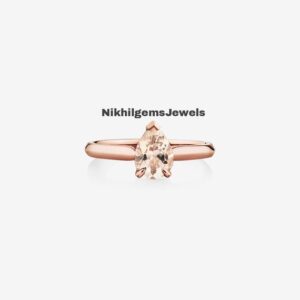 Pear Morganite Engagement Ring: Diamond Halo, Rose Gold, Sterling Silver Pear Morganite Engagement Ring: Diamond Halo, Rose Gold, Sterling Silver