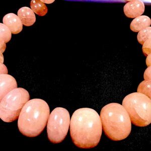 Extremely Rare~Earth Mined Morganite Smooth Rondelle Beads Natural Pink Morganite Gemstone Beads 18” Strand Beautiful Morganite Gems Jewelry Extremely Rare~Earth Mined Morganite Smooth Rondelle Beads Natural Pink Morganite Gemstone Beads 18” Strand Beautiful Morganite Gems Jewelry