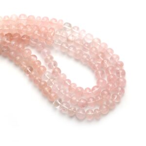 Morganite Smooth Rondelle Beads, 6 Mm To 6.5 Mm, Morganite Jewelry Making Beads, 8 Inches / 18 Inches Full Strand, Price Per Strand Morganite Smooth Rondelle Beads, 6 Mm To 6.5 Mm, Morganite Jewelry Making Beads, 8 Inches / 18 Inches Full Strand, Price Per Strand