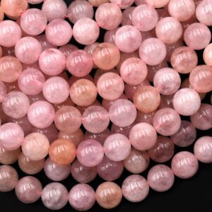 Aaa Natural Morganite Beads Smooth 6mm 8mm Round Beads Genuine Pink Beryl Aquamarine Gemstone 15.5" Strand Aaa Natural Morganite Beads Smooth 6mm 8mm Round Beads Genuine Pink Beryl Aquamarine Gemstone 15.5" Strand