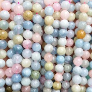 Natural Aaaaa Morganite Gemstone Smooth Round Beads,4mm 6mm 8mm 10mm 12mm Morganite Beads Wholesale Supply,one Strand 15" Natural Aaaaa Morganite Gemstone Smooth Round Beads,4mm 6mm 8mm 10mm 12mm Morganite Beads Wholesale Supply,one Strand 15"