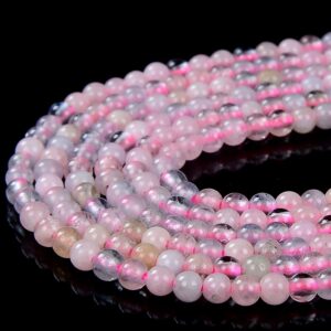 Natural Morganite Gemstone Grade Aa Round 2mm 3mm Loose Beads 15 Inch Full Strand (p59) Natural Morganite Gemstone Grade Aa Round 2mm 3mm Loose Beads 15 Inch Full Strand (p59)