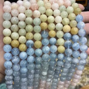Natural Mixcolor Morganite Smooth And Round Beads,6mm/8mm/10mm/12mm Morganite Beads,15 Inches One Strand Natural Mixcolor Morganite Smooth And Round Beads,6mm/8mm/10mm/12mm Morganite Beads,15 Inches One Strand