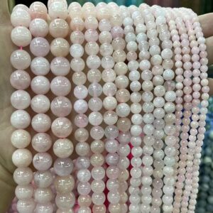 Natural Pink Morganite Gemstone Smooth Round Beads,6mm 8mm 10mm Morganite Beads Wholesale Supply,one Strand 15" Natural Pink Morganite Gemstone Smooth Round Beads,6mm 8mm 10mm Morganite Beads Wholesale Supply,one Strand 15"