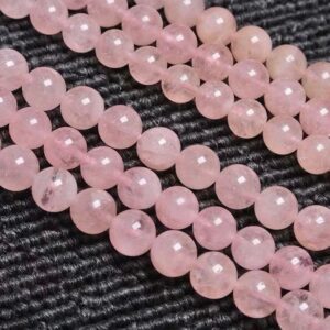 Natural Pink Morganite Smooth And Round Beads,6mm/8mm/10mm/12mm Pink Morganite Beads,15 Inches One Strand Natural Pink Morganite Smooth And Round Beads,6mm/8mm/10mm/12mm Pink Morganite Beads,15 Inches One Strand
