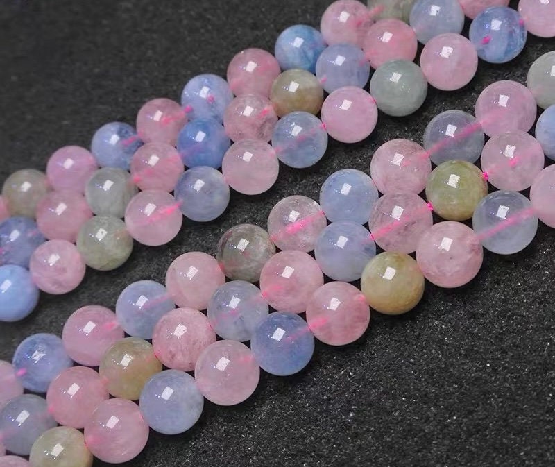 Natural Morganite Smooth And Round Beads,6mm/8mm/10mm/12mm Morganite Beads,15 Inches One Starand