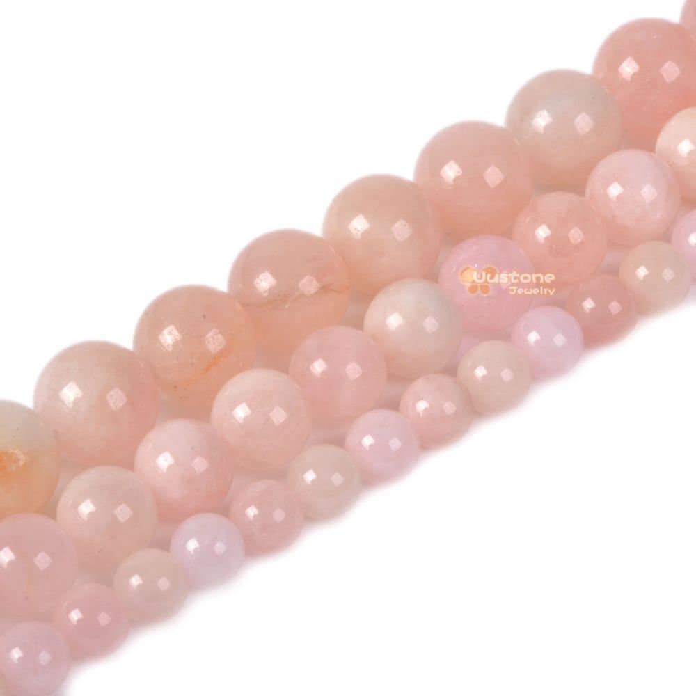 Peach Morganite Round Ball Loose Beads Diy Jewelry Making Beads Strand 6mm 8mm 10mm Peach Morganite Round Ball Loose Beads Diy Jewelry Making Beads Strand 6mm 8mm 10mm