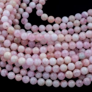 Pink Morganite Smooth Round Beads 4mm 6mm 8mm 10mm 12mm 15.5" Strand Pink Morganite Smooth Round Beads 4mm 6mm 8mm 10mm 12mm 15.5" Strand