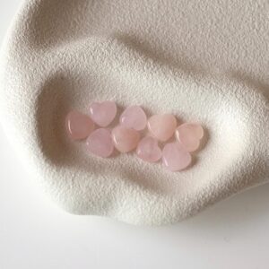 Mini Morganite Heart | Pink Beryl | Pink Morganite Crystal Hearts