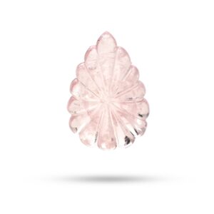 Natural Morganite Pear Carving Loose Gemstone, 20x29 Mm, Morganite Carving, Morganite Pear Jewelry Making Gemstone, 1 Piece