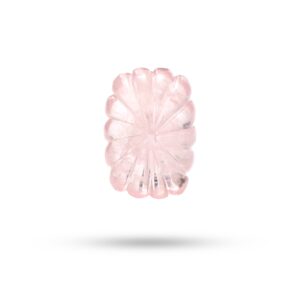 Natural Morganite Rectangle Cushion Carving Loose Gemstone, 14x20 Mm, Morganite Carving Jewelry Making Gemstone, 1 Piece