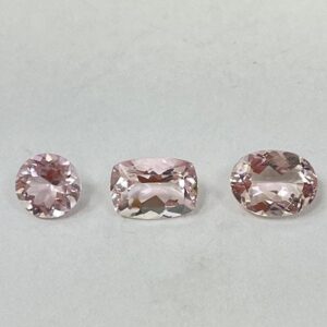 Pink Morganite Faceted Calibrated AAA Loupe Clean Natural Loose Gemstones (assorted sizes and shapes)