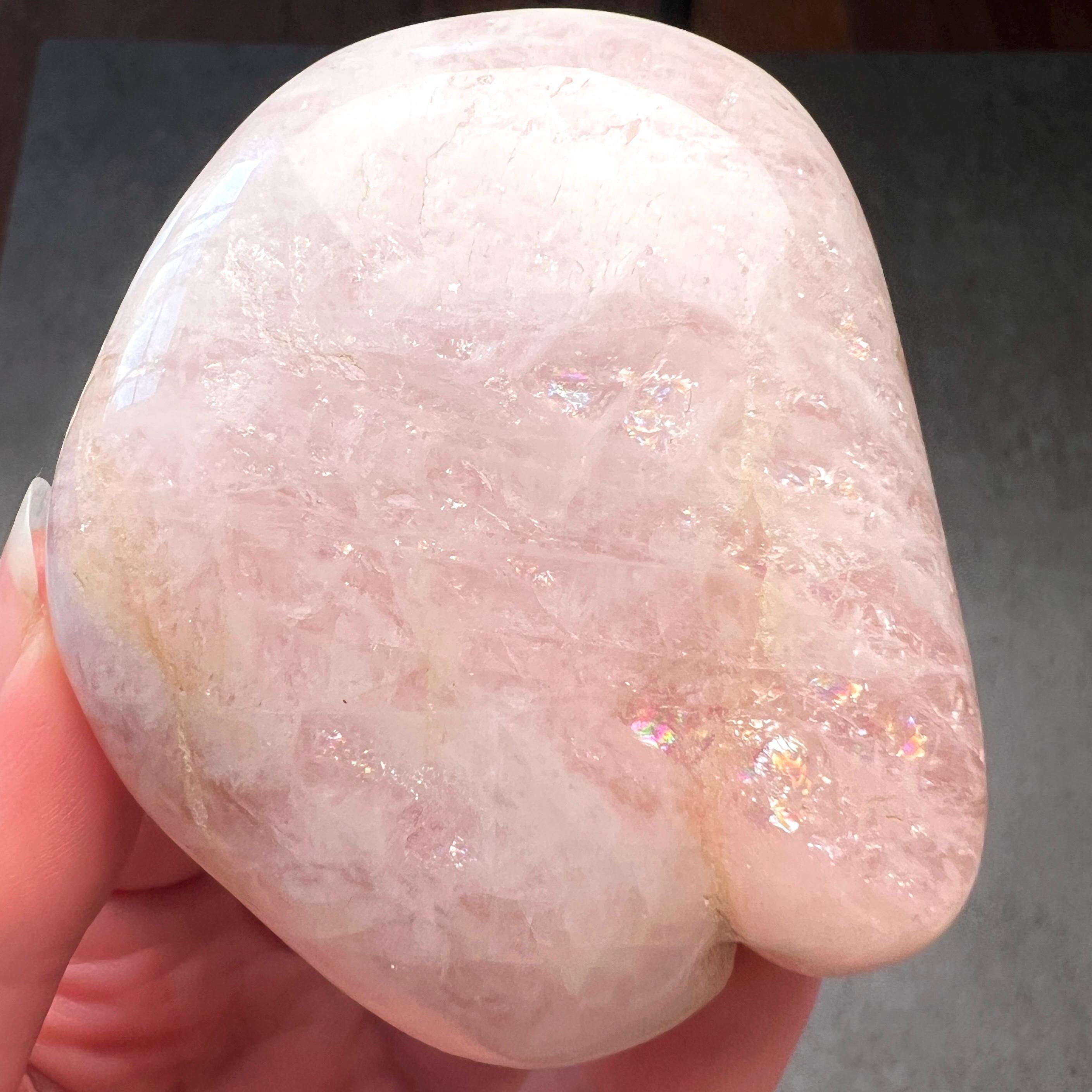 Rare Australian Morganite Freeform | Polished Morganite Crystal