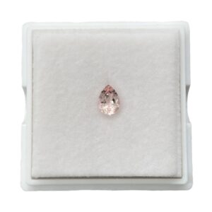 Rare Pink Morganite Gem, 7x5mm Pear Cut Rare Rich Pink Loose Gemstone - Lsg1177