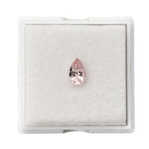 Rare Pink Morganite Gem, 9x6mm Pear Cut Rare Rich Pink Loose Gemstone - Lsg1388