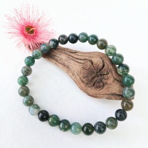 Green Moss Agate Bracelet Green Moss Agate Bracelet