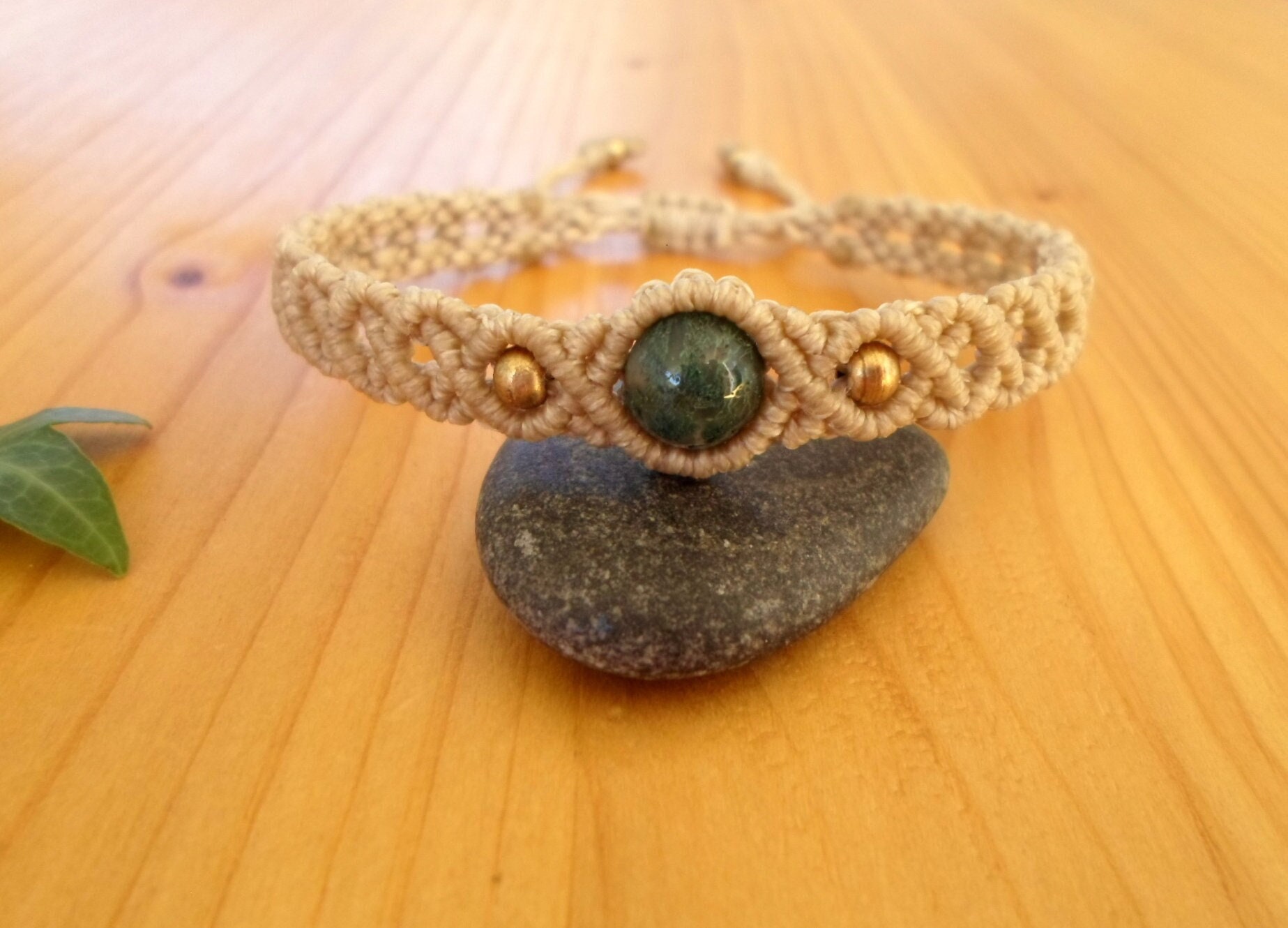 Macrame Bracelet, Moss Agate Jewelry, Gemstone Bracelet, Gifts For Her, Woven Bracelet, Bohemian Jewelry, Moss Agate Bracelet Macrame Bracelet, Moss Agate Jewelry, Gemstone Bracelet, Gifts For Her, Woven Bracelet, Bohemian Jewelry, Moss Agate Bracelet