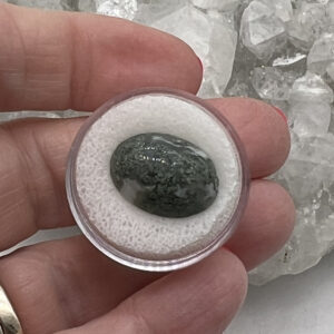 Moss Agate Cabochon  10.5 CT