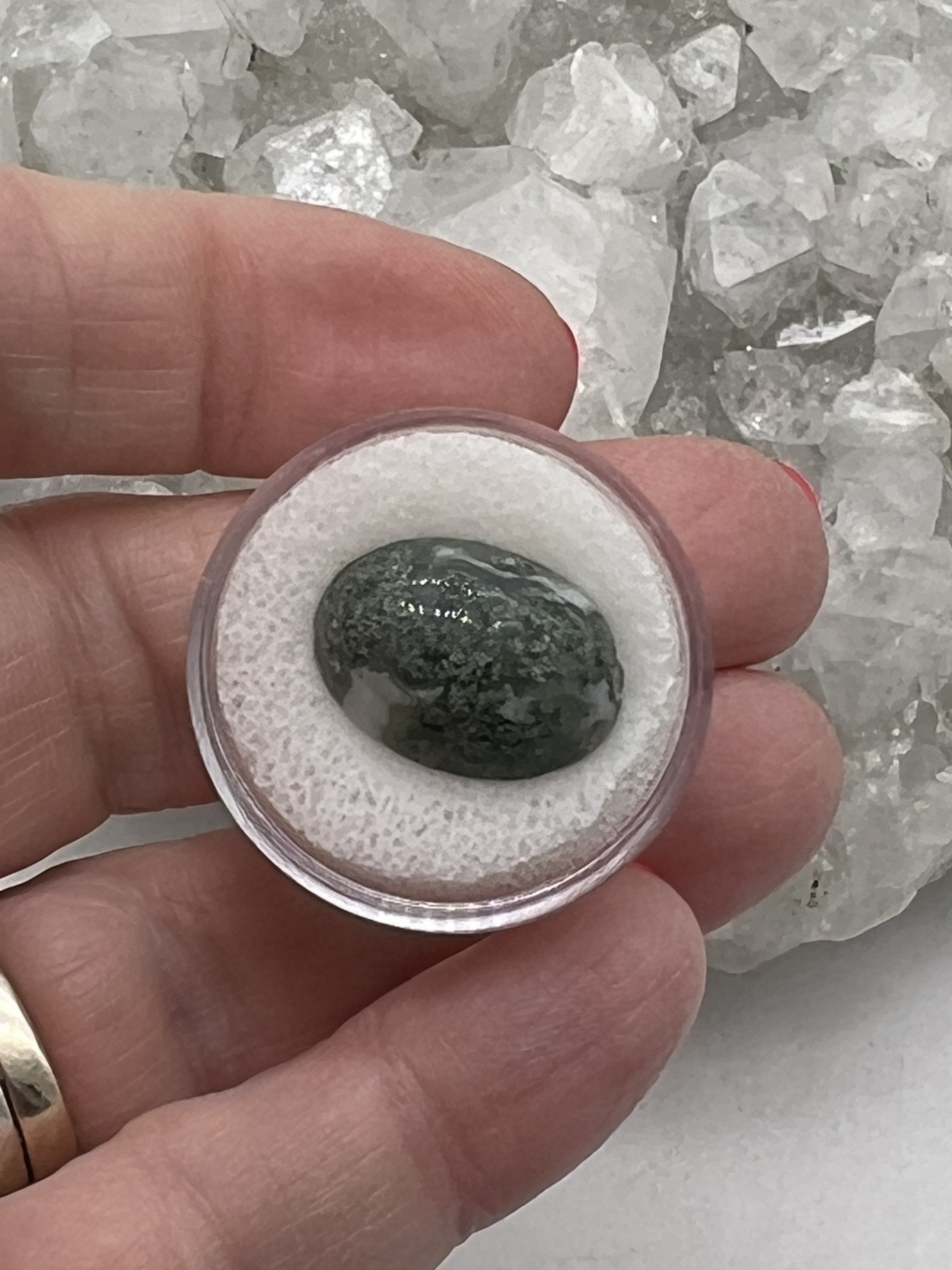 Moss Agate Cabochon 10.5 Ct