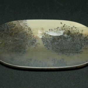 Dandelions!! Rare Scenery Moss Agate Cabochon From Kazakhstan