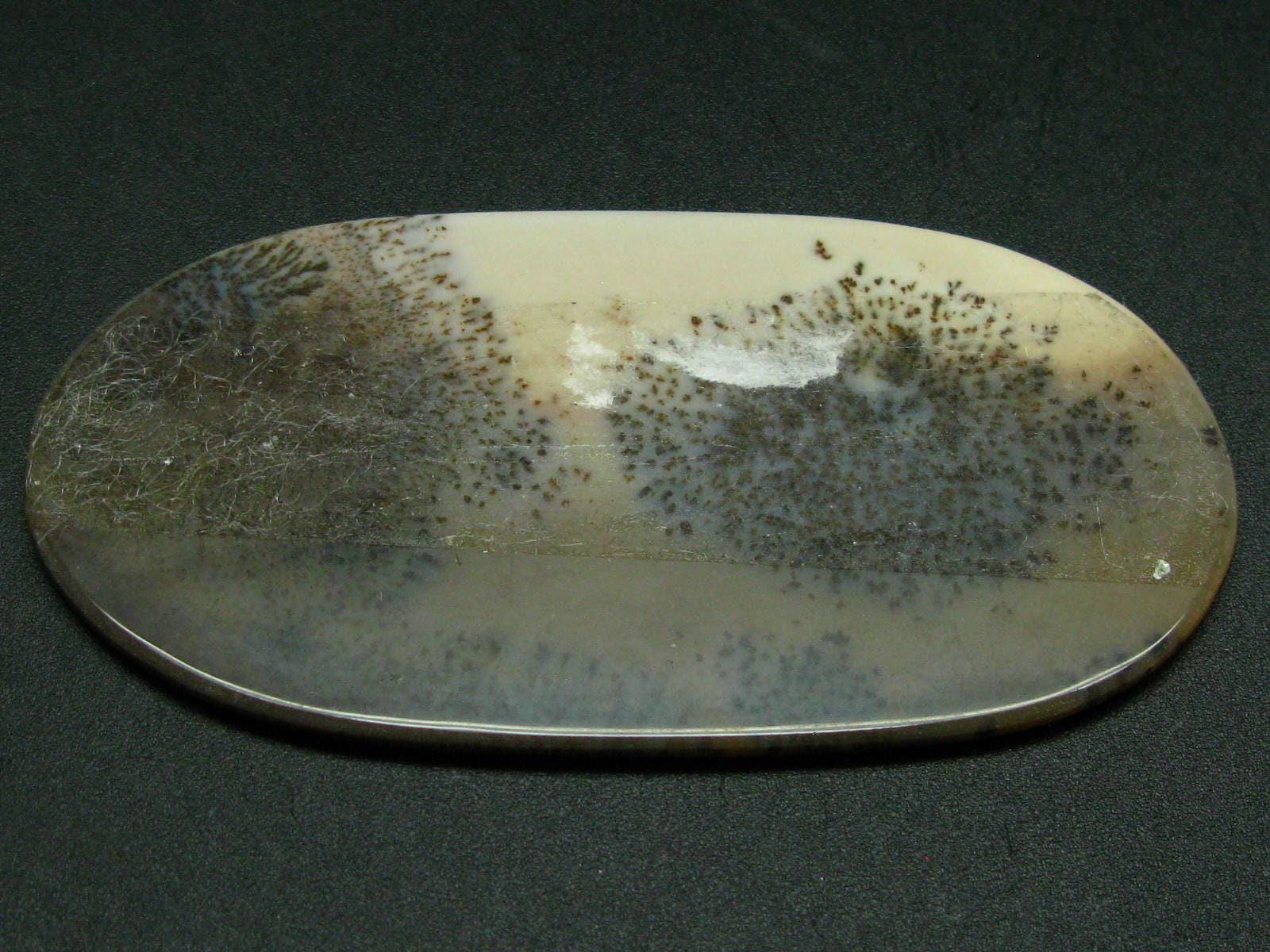 Dandelions!! Rare Scenery Moss Agate Cabochon From Kazakhstan Dandelions!! Rare Scenery Moss Agate Cabochon From Kazakhstan