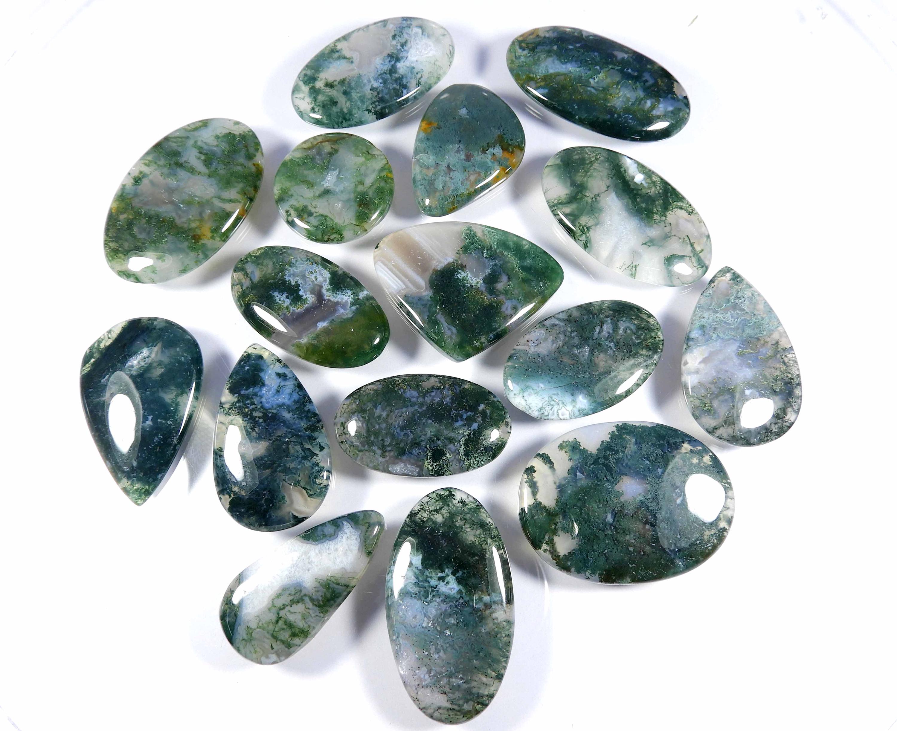 Natural Green Moss Agate Cabochon. Charming~ Moss Agate Gemstone. Seaweed Moss Agate. Wholesale Moss Agate For Jewelry. Variation Msm Natural Green Moss Agate Cabochon. Charming~ Moss Agate Gemstone. Seaweed Moss Agate. Wholesale Moss Agate For Jewelry. Variation Msm
