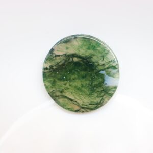 Natural Moss Agate Cabochon, Loose Stone, Pocket Stone, Gemstone, Moss Agate Loose Gemstone Cabochon For Jewelry, Healing Stone, Crystal.